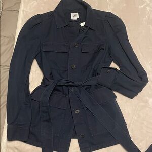 GAP Women's Dark Blue Utility Jacket
